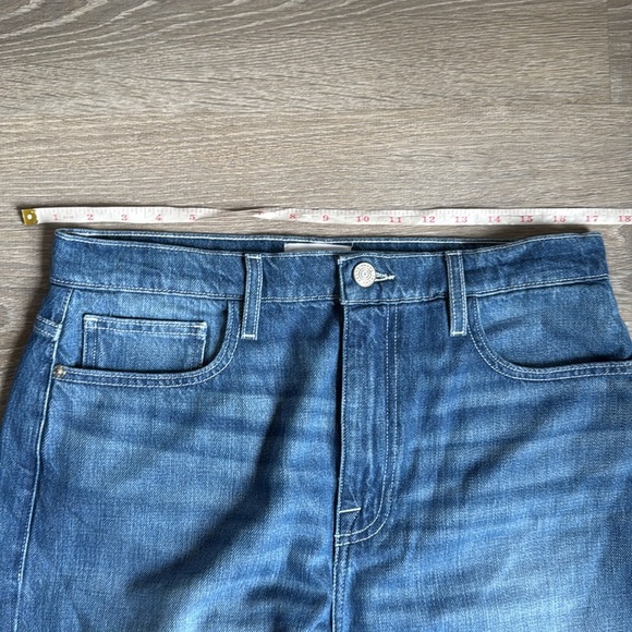 FRAME Denim Le Jane Atrium Crop Jean In Blue 30 - Picture 7 of 13